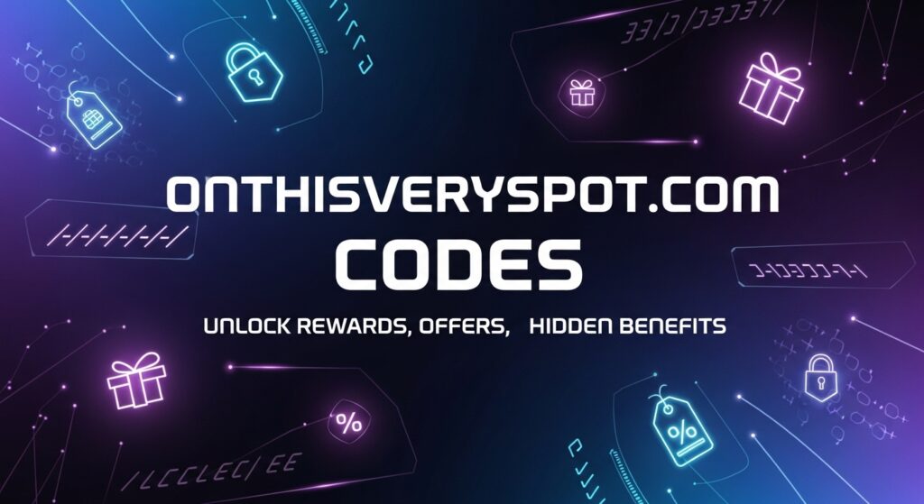 onthisveryspot.com codes