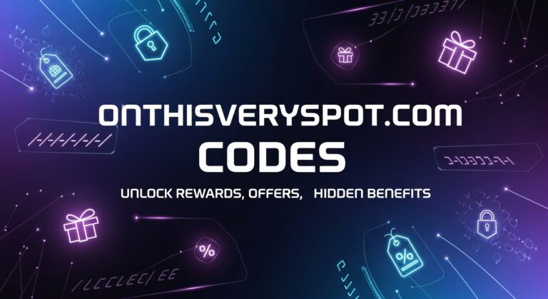 onthisveryspot.com codes