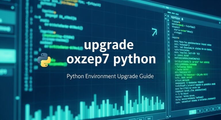 upgrade oxzep7 python