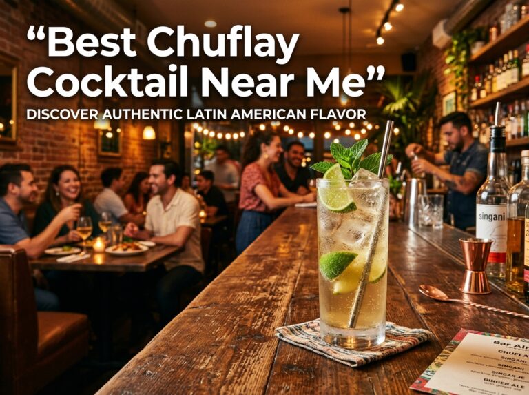 Best Chuflay Cocktail Near Me