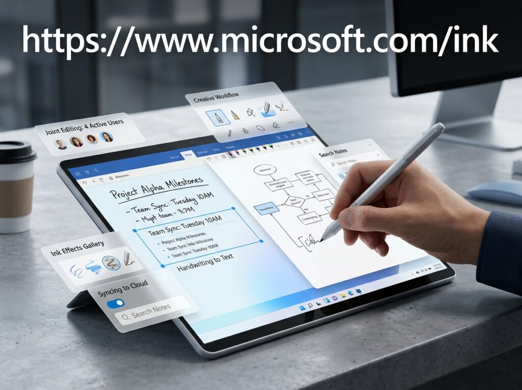 https //www.microsoft.com/ink