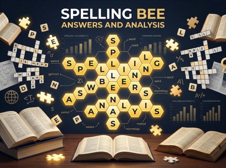 Spelling Bee Answers and Analysis